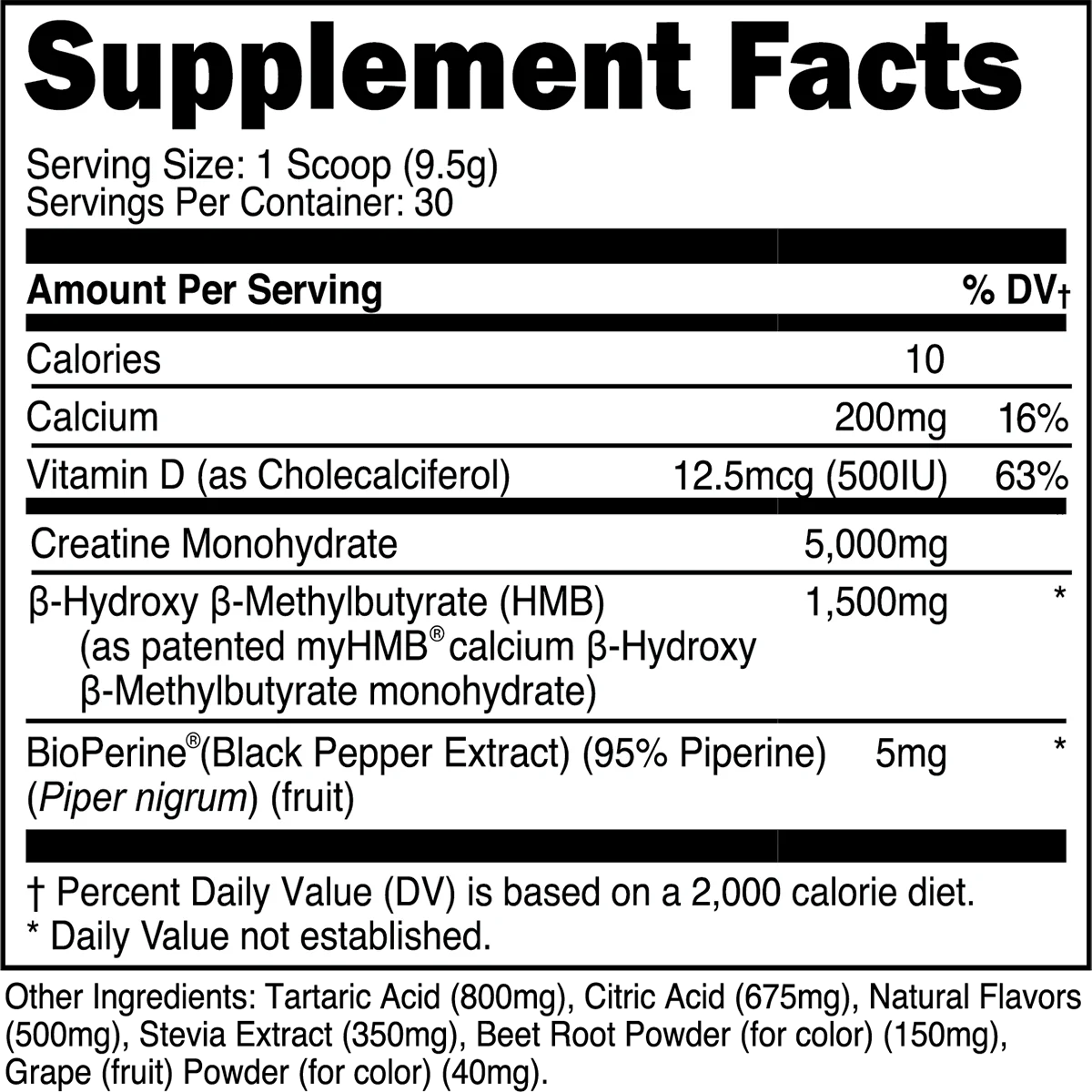 CREATINE HMB 60srv