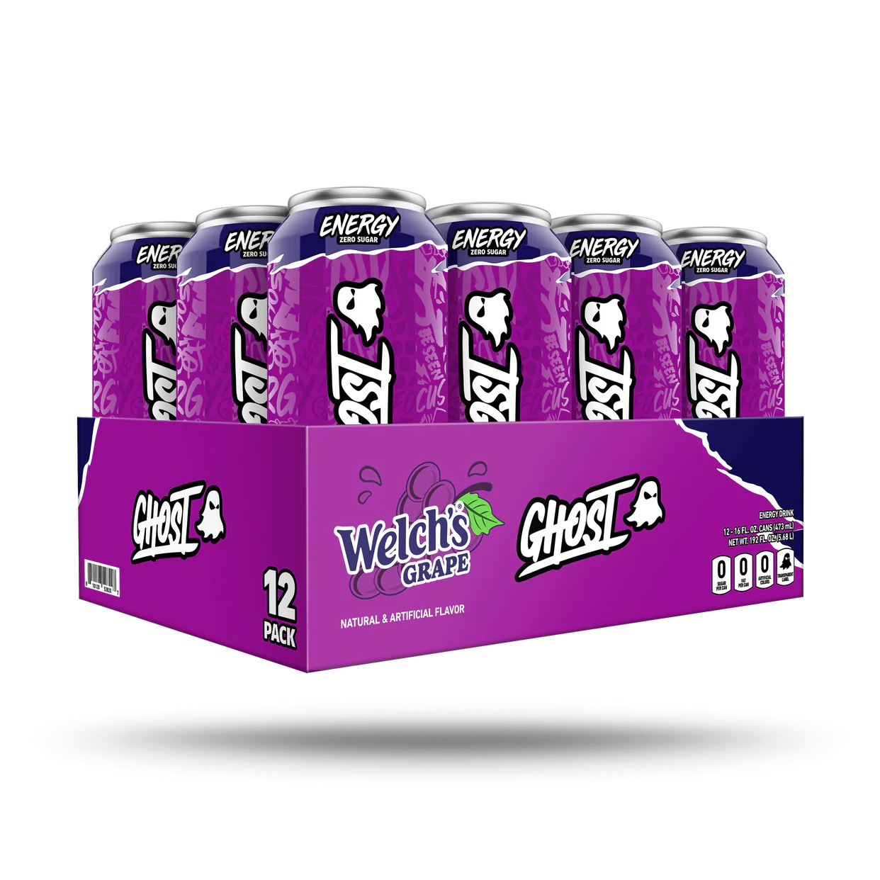 GHOST® ENERGY WELCH'S® "GRAPE" CASE OF 12