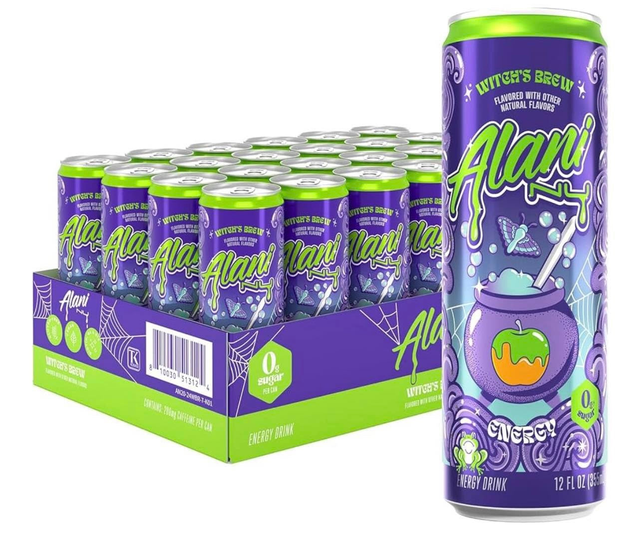 Alani Nu Energy Drink, Case of 24 Retail Pack: Witches Brew