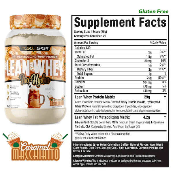 Lean Whey® Iso Hydro Gourmet Protein 2lb