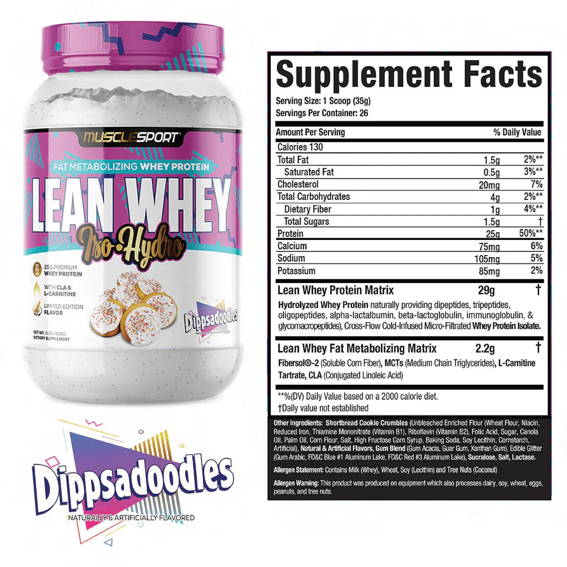 Lean Whey® Iso Hydro Gourmet Protein 2lb