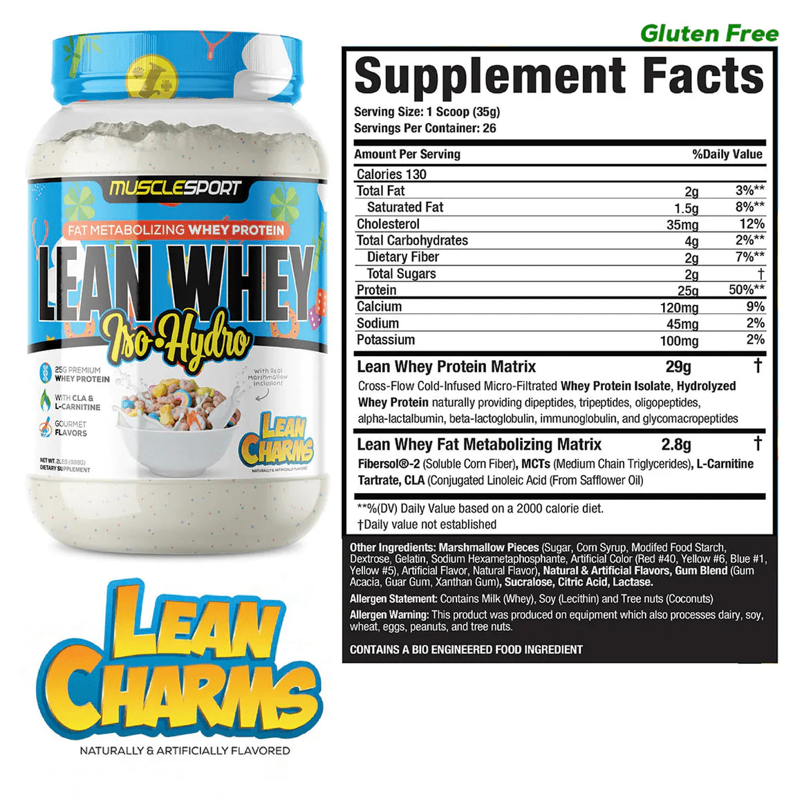 Lean Whey® Iso Hydro Gourmet Protein 2lb