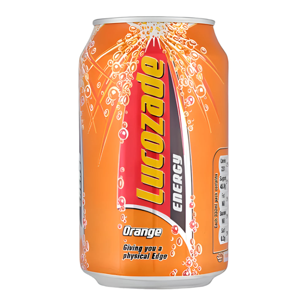 Lucozade Energy Drink, Orange (High Carb RTD) x 12