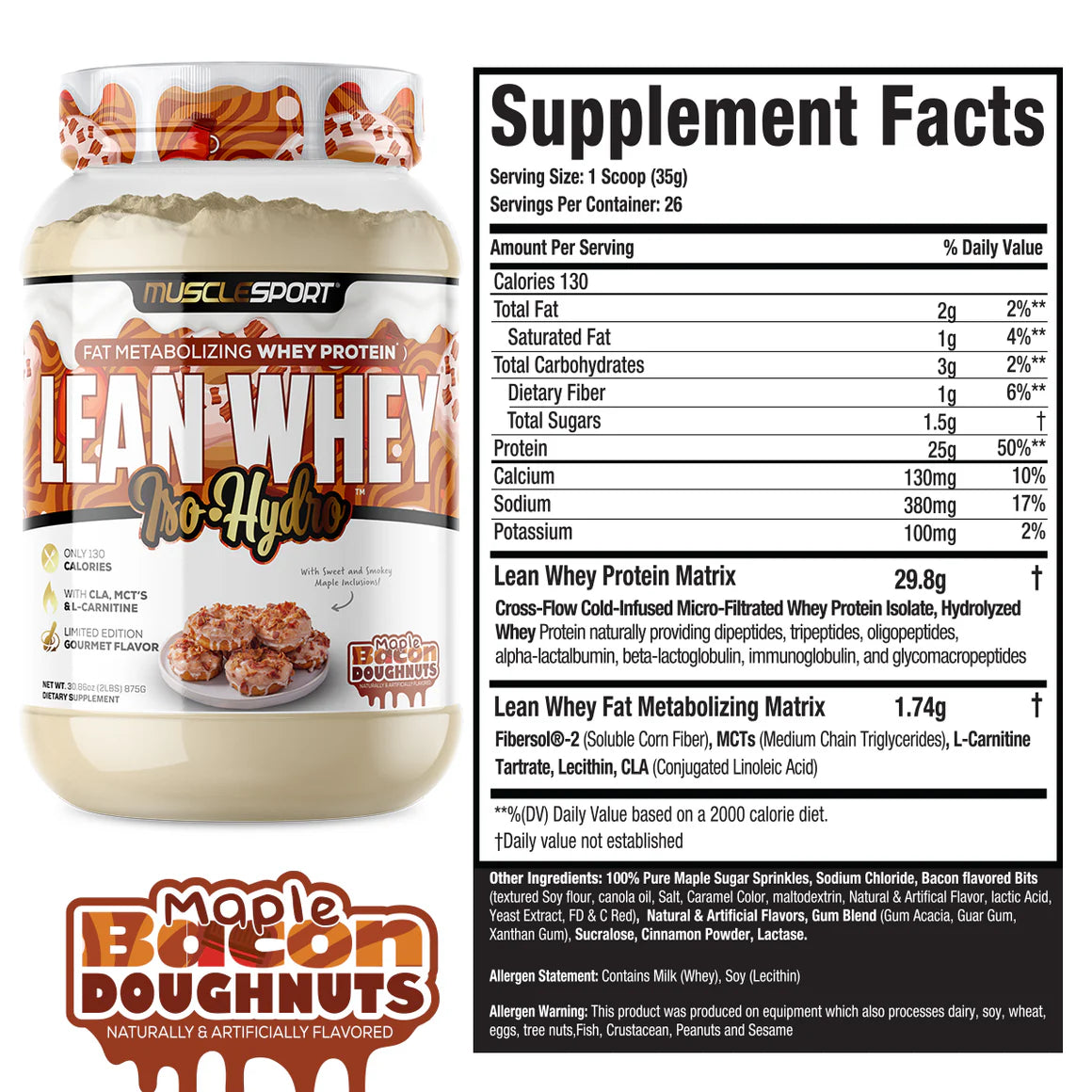 Lean Whey® Iso Hydro Gourmet Protein 2lb