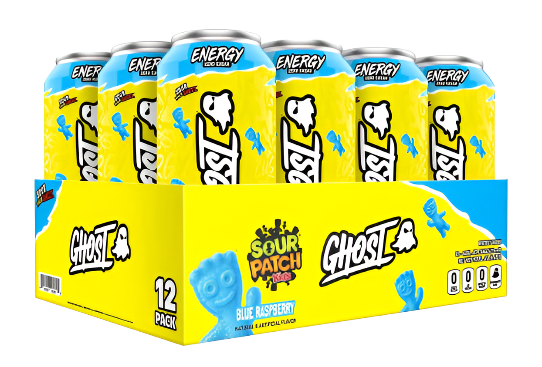 Ghost Energy RTD 12pk Blue Sour Patch Kids (Being Discontinued)