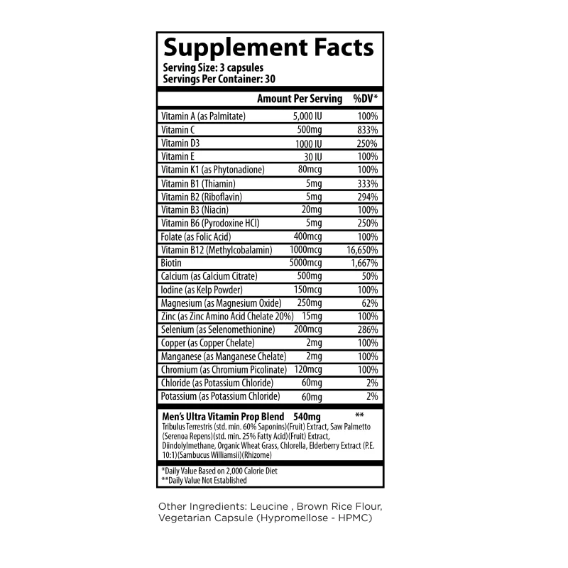 Men's Ultra Vitamin 90 1-Month Supply