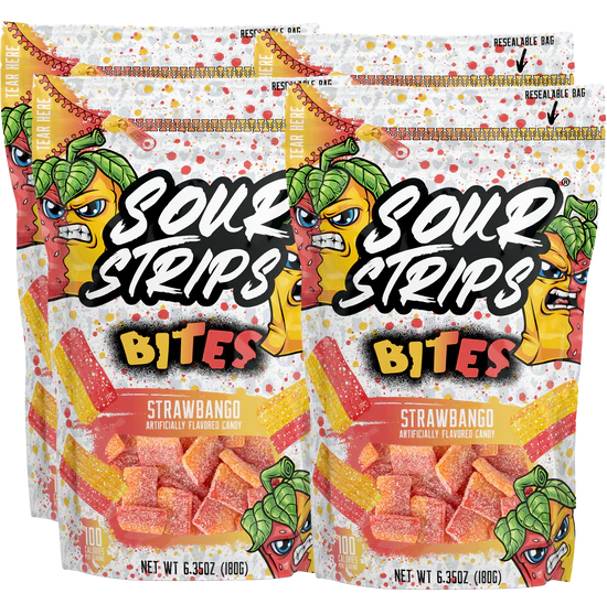 Sour Strip Bites 4 pack