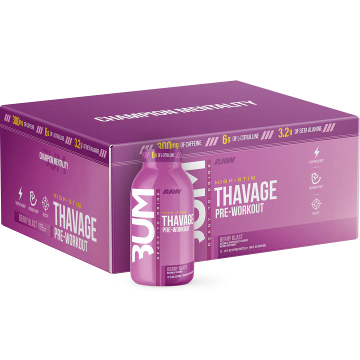 Thavage RTD Pre-workout RTD (12 Case)