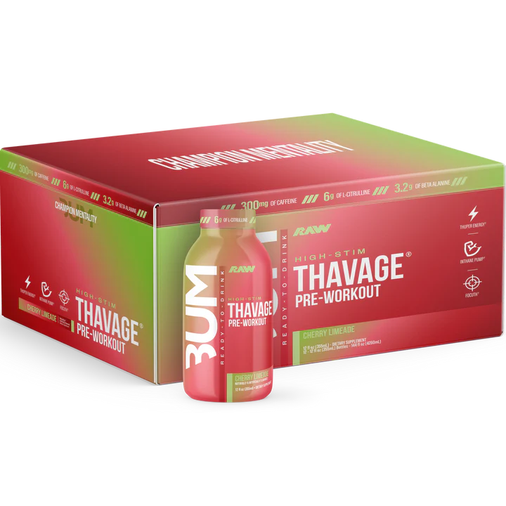 Thavage RTD Pre-workout RTD (12 Case)