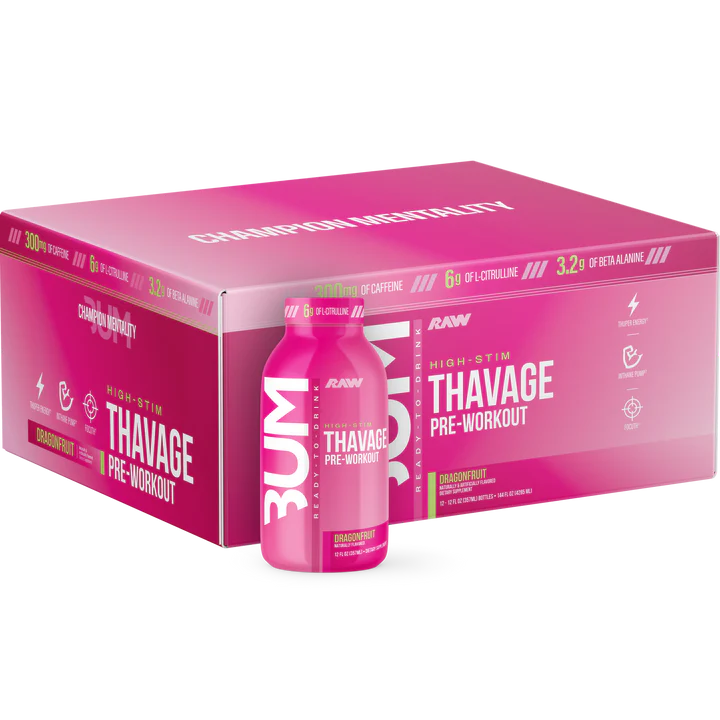 Thavage RTD Pre-workout RTD (12 Case)