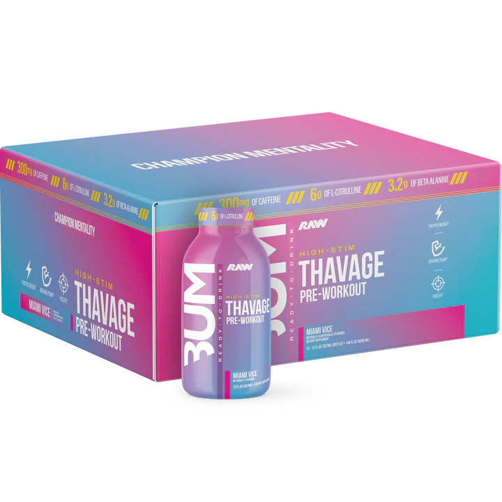 Thavage RTD Pre-workout RTD (12 Case)
