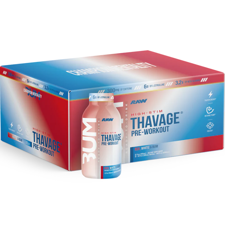 Thavage RTD Pre-workout RTD (12 Case)