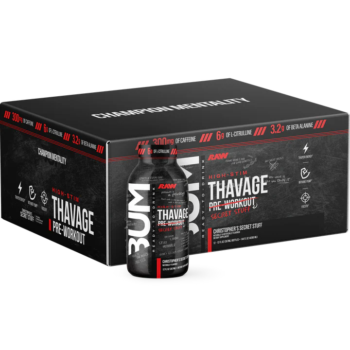 Thavage RTD Pre-workout RTD (12 Case)