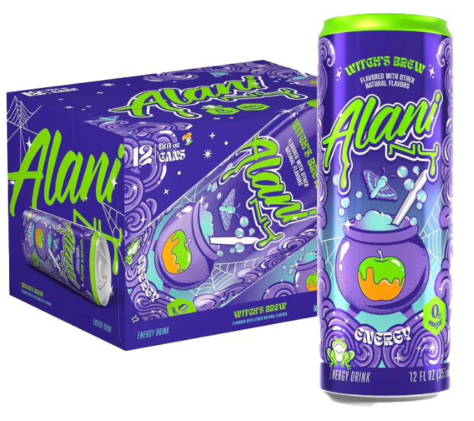 Alani Nu Energy Drink, Case of 12: Witches Brew IN STOCK