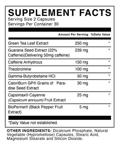 Raw Essential Fat Burner 60Caps