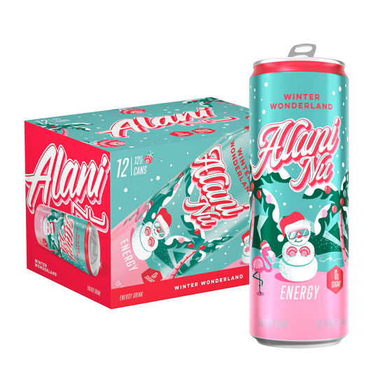 Alani Nu Energy Drink, Case of 12 Winter Wonderland 2025 Edition