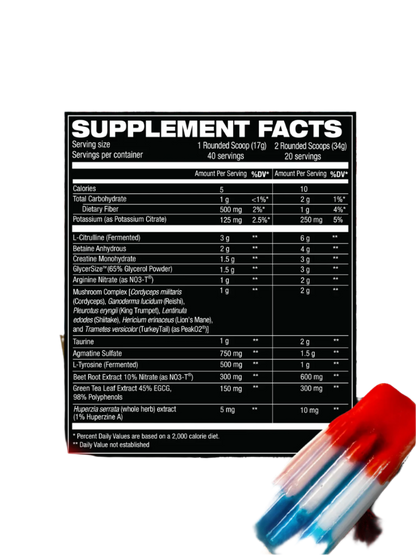 BLOODSHOT NON STIMULANT PRE-WORKOUT