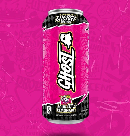 Ghost Energy Drink Sour Punk lemonade LIMITED EDITION (12 PACK ) RARE