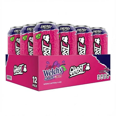 GHOST® ENERGY WELCH'S® "Cranberry"  CASE OF 12