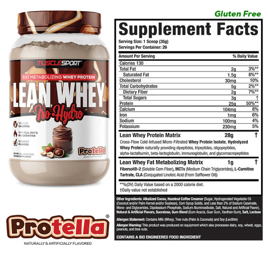 Lean Whey® Iso Hydro Gourmet Protein 2lb