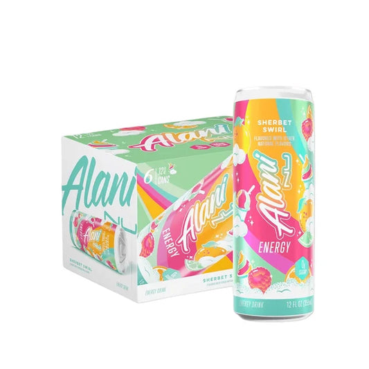 Alani Nu -Energy Drink - Sherbet Swirl - 12oz. (12 Cans)