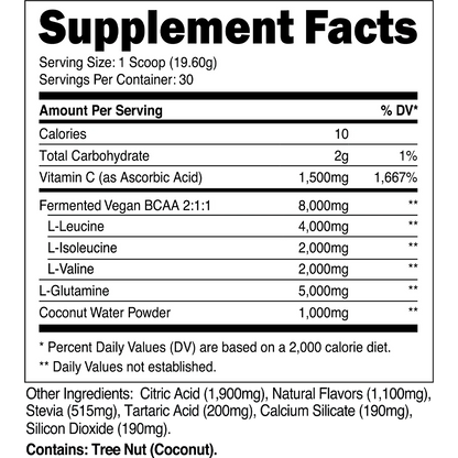 BCAA GLUTAMINE ENDURANCE & RECOVERY