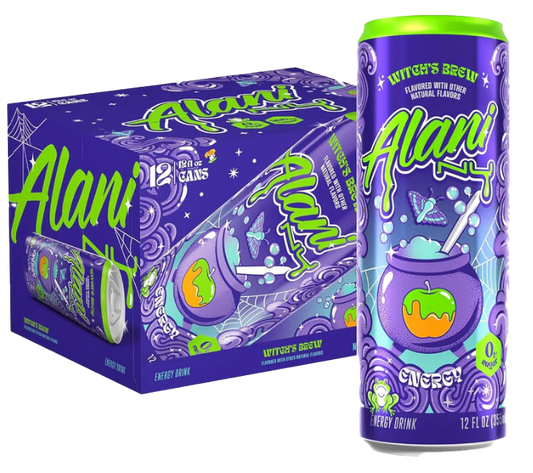 Alani Nu Energy Drink, Case of 12: Witches Brew IN STOCK